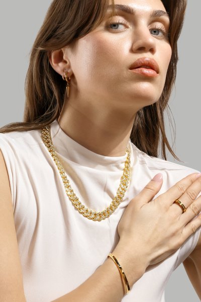 Pulsera Whisper – 18k Chapada en oro