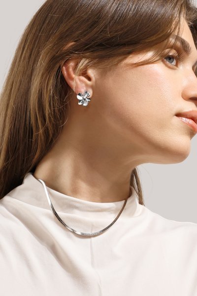 Florabella Pendientes - Chapados en plata