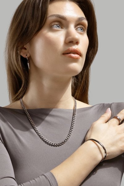 Pulsera Whisper – Chapada en plata