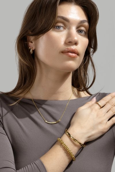 Pulsera Stardust - 18k Chapada en oro