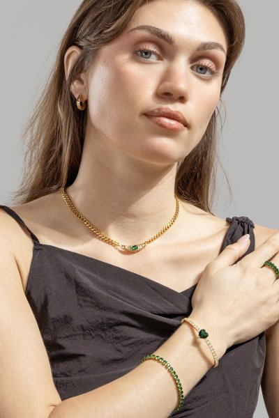 Aurora Bella Collar – 18k Chapado en oro