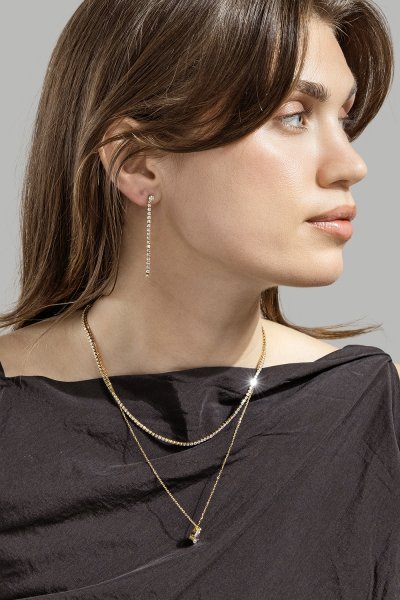 Collar Drop – 18k Chapado en oro