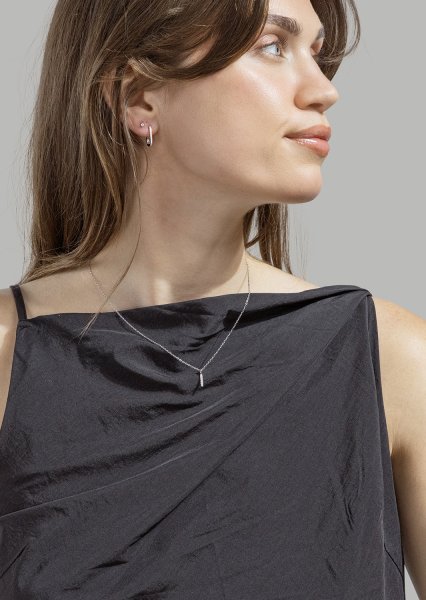 Pendiente Luxe Whisper - Chapado en plata