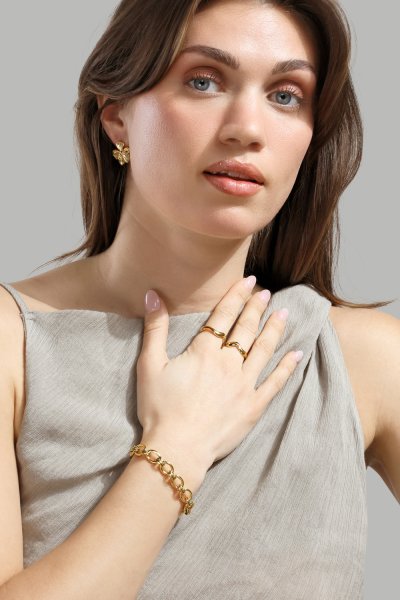 Arvia Anillo - 18k Chapado en oro