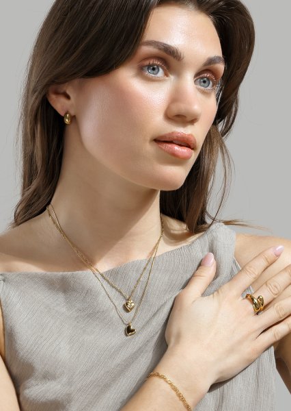 Anillo Bold Drops - Chapado en oro de 18k