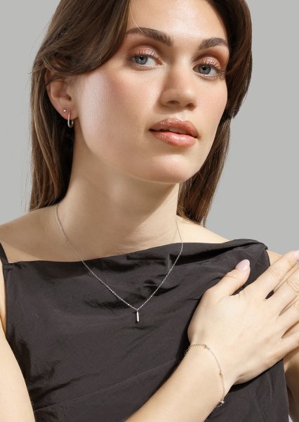 Pendiente Luxe Whisper - Chapado en plata