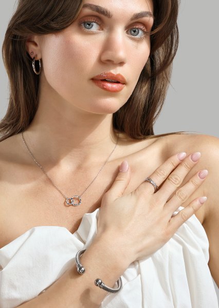 Pendiente Everyday Hoops - Chapado en plata