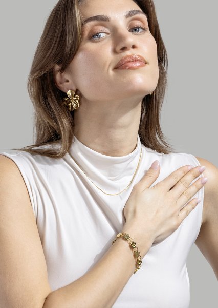 Collar Dots - 18k Chapado en oro