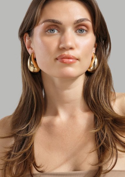 Pendiente Liquid Glow - 18k Chapado en oro