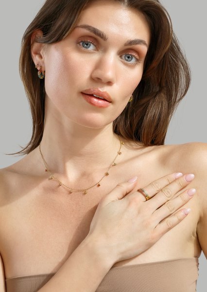 Prism Collar – 18k Chapado en oro