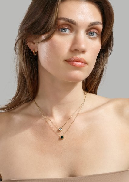 Pendiente Multicolor Shine - 18k Chapado en oro