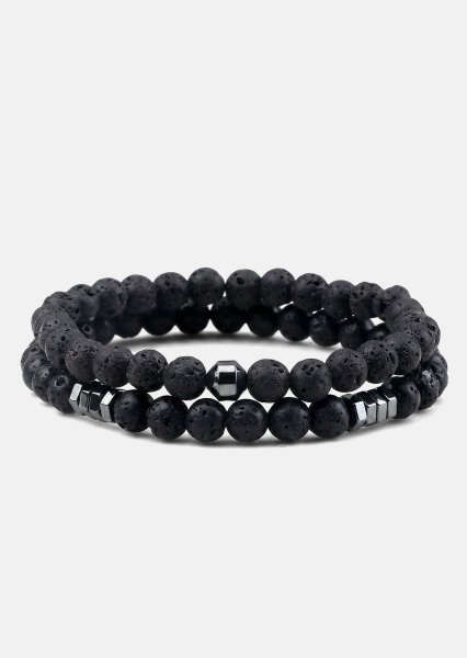 Pulsera de cuentas Onyx Edge