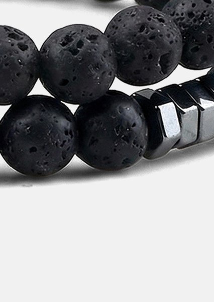 Pulsera de cuentas Onyx Edge