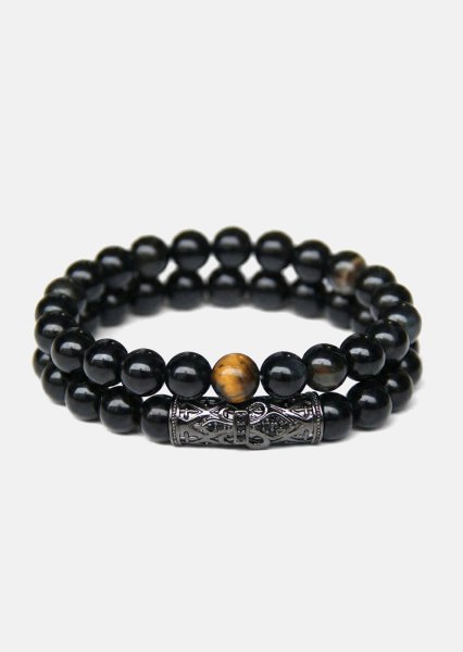 Pulsera de cuentas Onyx Valor