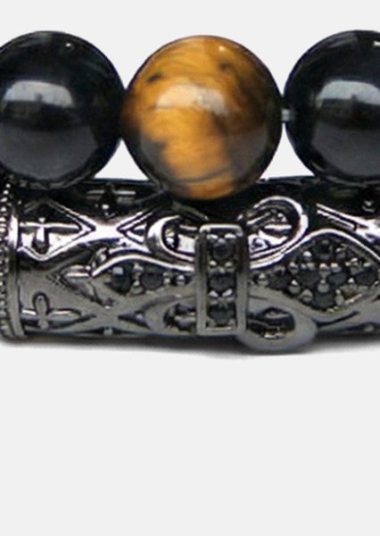 Pulsera de cuentas Onyx Valor