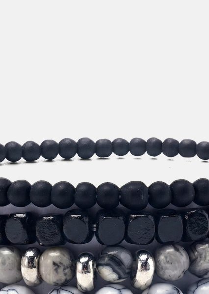 Pulsera de cuentas Ebon Majesty