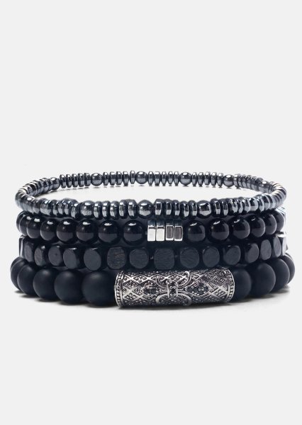 Pulsera de cuentas Obsidian Trail
