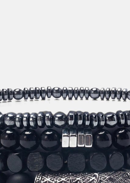 Pulsera de cuentas Obsidian Trail