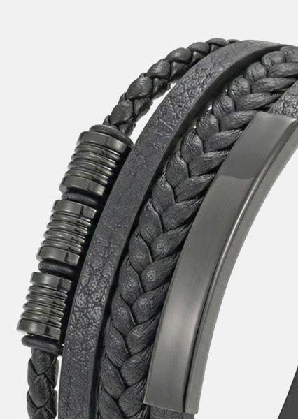 Pulsera de cuero Iron Vow