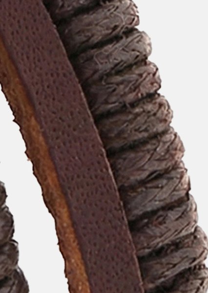 Pulsera de cuero Echelon Weave