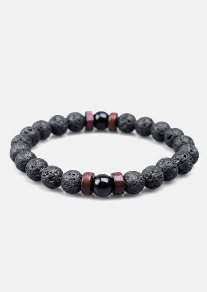 Pulsera de cuentas Obsidian Realm