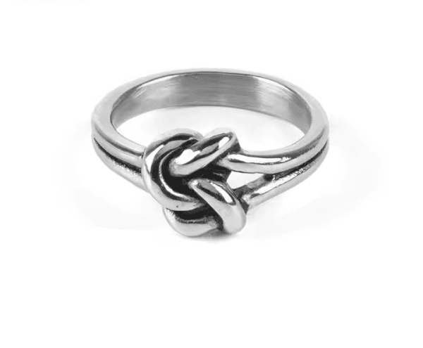 Anillo Knot - Chapado en plata