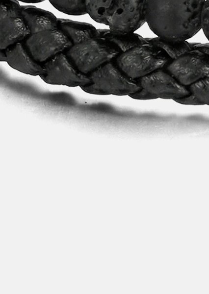 Pulsera de cuero Shadow Embrace