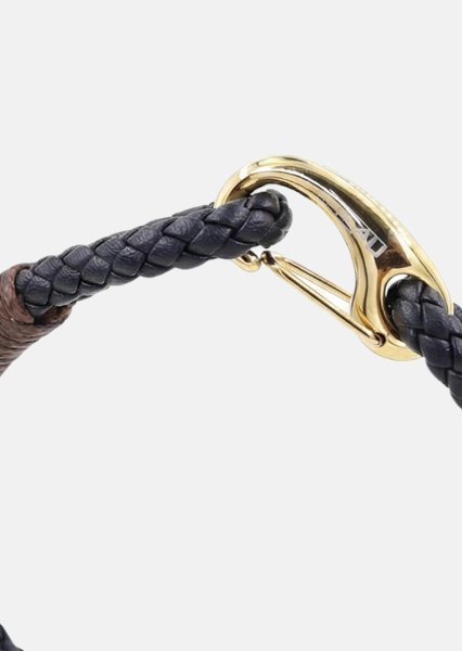 Pulsera de cuero Titan Charm