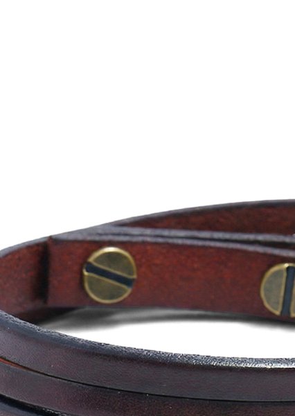 Pulsera de cuero Rugged Stride