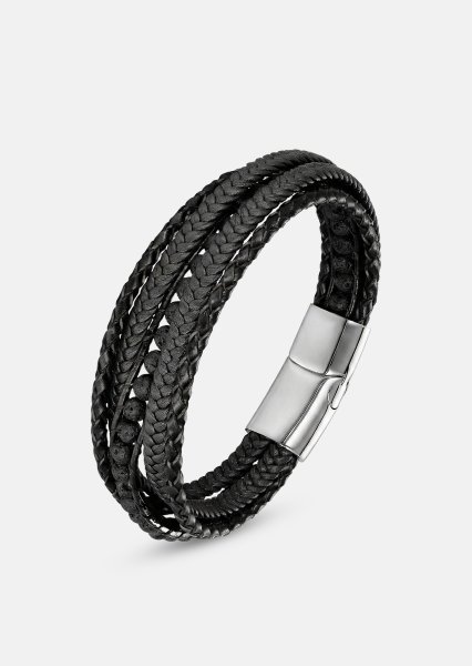 Pulsera de cuero Raven Stride