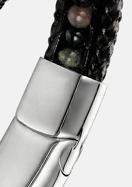 Pulsera de cuero Haven Link