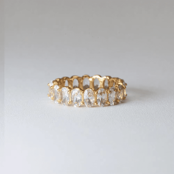 Anillo Pearl Scylla - 18k Chapado en oro