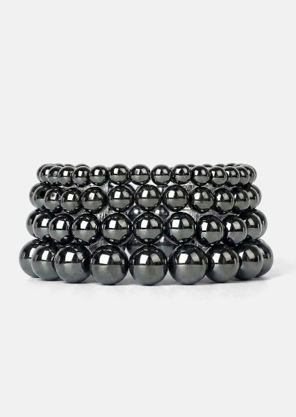 Pulsera de cuentas Obsidian Flow