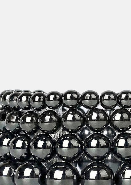 Pulsera de cuentas Obsidian Flow