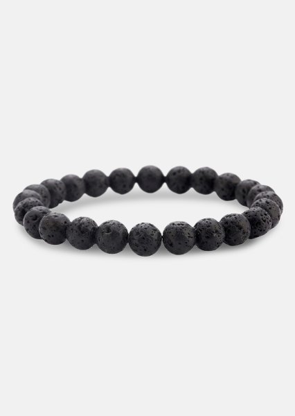 Pulsera de cuentas Obsidian Thread