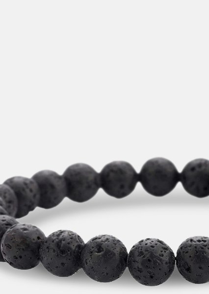 Pulsera de cuentas Obsidian Thread