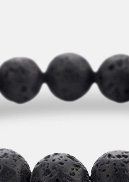 Pulsera de cuentas Obsidian Thread