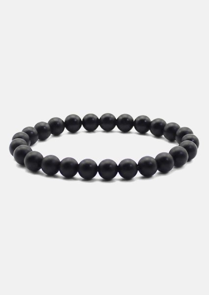 Pulsera de cuentas Obsidian Whisper
