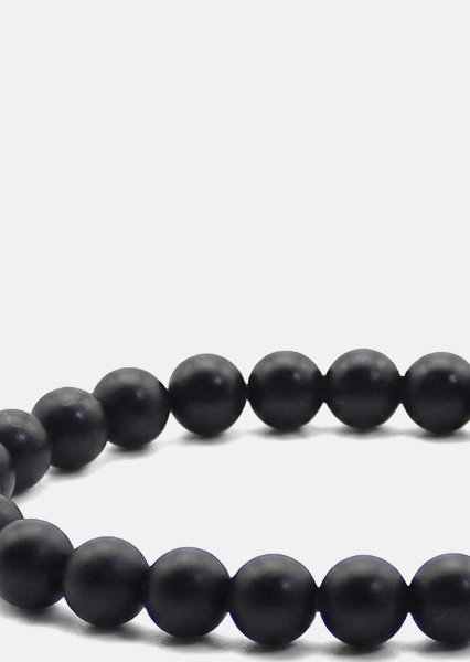 Pulsera de cuentas Obsidian Whisper