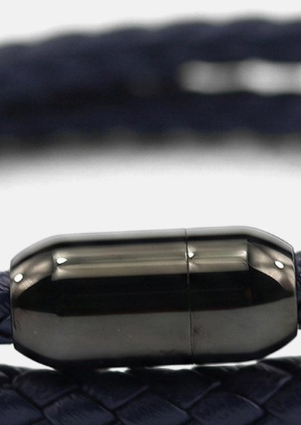 Pulsera de cuero Silent Crest