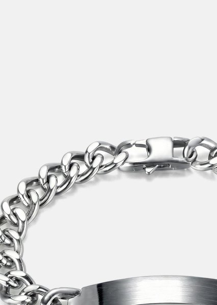 Pulsera Veyron Stone - Chapada en plata