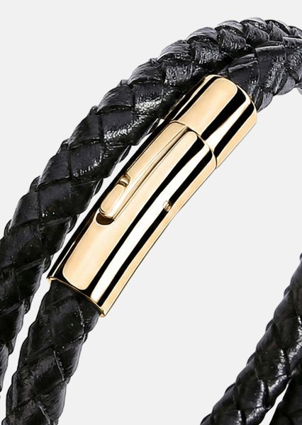 Pulsera de cuero Titan Lattice