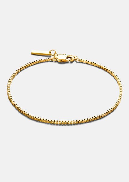 Pulsera Titan Weave - 18k Chapada en oro