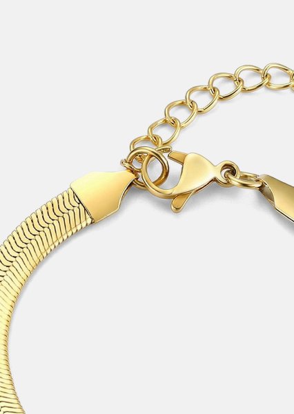 Pulsera Aurum Shield - 18k Chapada en oro