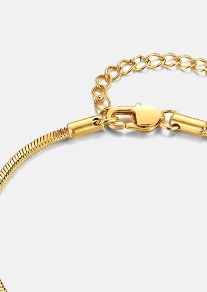Pulsera Valor Crest - 18k Chapada en oro