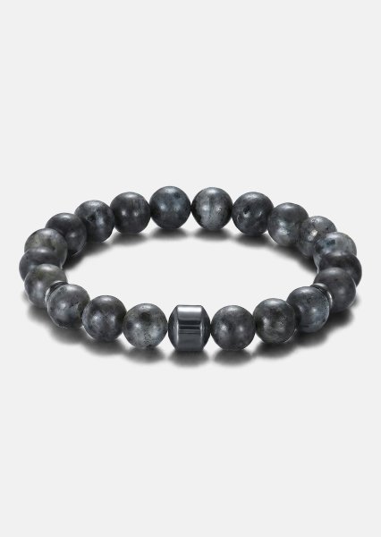 Pulsera de cuentas Obsidian Charm
