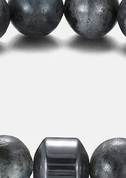 Pulsera de cuentas Obsidian Charm