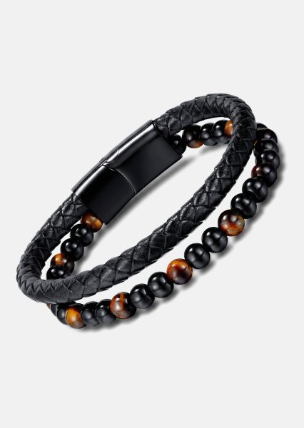 Pulsera de cuero Titan Essence