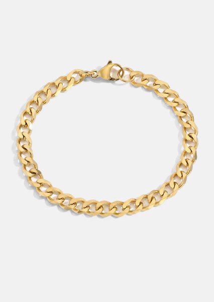 Pulsera Titan Charmer - 18k Chapada en oro