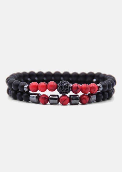 Pulsera de cuentas Crimson Valor